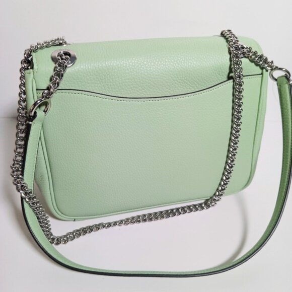 Coach Klare Chain Crossbody Shoulder bag 25 in Pale Pistachio - Picture 5 of 6